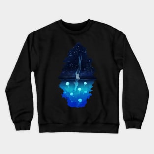 Jellyfish diver Crewneck Sweatshirt